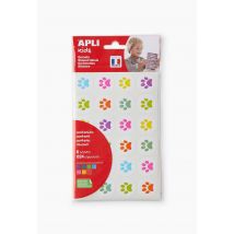 Apli - Lot de 288 gommettes empreintes de chats - Multicolore - Unique