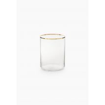 Gobelet finition liseré doré, 40cl - Transparent - Unique - Monoprix