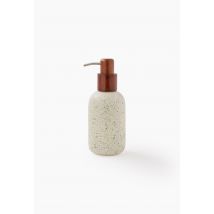 Distributeur de savon, en céramique moucheté 20x7x7cm - Noir - Unique - Monoprix