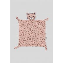 Bout'chou - Doudou tigre imprimé en coton bio - Rose - Unique - Bébé