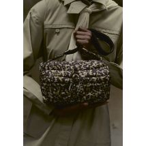 Sac porté travers en polyester recyclé - Beige - Unique - Femme - Monoprix