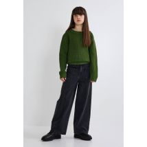 Jean large - Noir - 12 ans - Enfant Fille - Monoprix