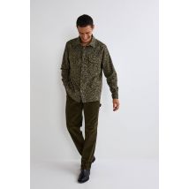 Pantalon charpentier velours en coton bio gots - Vert foncé - 42 - Homme - Monoprix