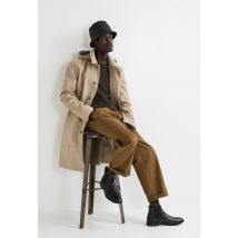 Trench déperlant à capuche amovible - Vert - S - Homme - Monoprix
