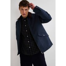 Veste déperlante col velours - Bleu foncé - XXL - Homme - Monoprix