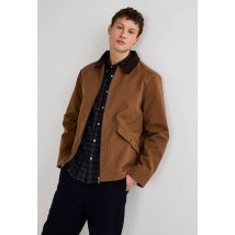 Veste déperlante col velours - Brun - XXL - Homme - Monoprix