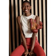 Sport - Legging de sport avec détails contrastés - Orange foncé - L - Femme