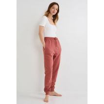 Sport - Pantalon de jogging en molleton de coton bio gots - Rose foncé - S - Femme