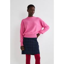 Pull court col rond en cachemire - Rose - L - Femme - Monoprix Createurs