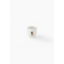 Tasse finition imprimée, 20cl - Blanc - Unique - Monoprix