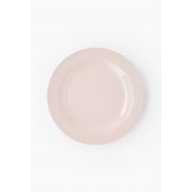 Assiette plate, 25cm - Rose clair - Unique - Monoprix