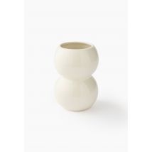 Vase boules, 11x16cm, en céramique - Beige Ecru - Unique - Monoprix