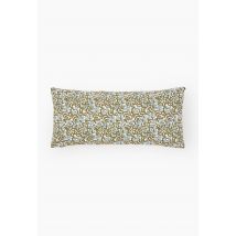 Coussin rectangulaire imprimé, 35x75cm, 100% coton - Vert foncé - Unique - Monoprix