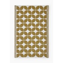 Tapis graphique, 60x90cm, 100% polypropylène 400 gsm - Vert foncé - 60x90 cm - Monoprix