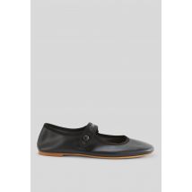 Babies en cuir - Noir - 39 - Femme - Monoprix Premium