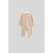 Bout'chou - Dors bien en velours en coton bio gots - Beige - 3 mois - Bébé