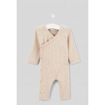 Bout'chou - Combinaison longue en tricot - Beige - 0 - Bébé