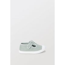 Bout'chou - Tennis à scratch en toile - Vert - 22 - Bébé