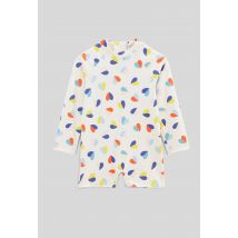 Bout'chou - Maillot de bain combinaison manches longues imprimé - Beige Ecru - 12 mois - Bébé