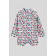 Bout'chou - Maillot de bain combinaison manches longues imprimé - Beige Ecru - 12 mois - Bébé
