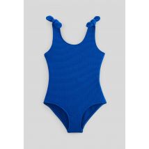Maillot de bain 1 pièce imprimé - Bleu - 14 ans - Enfant - Monoprix