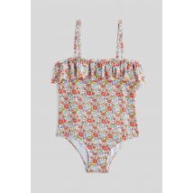 Maillot de bain 1 pièce imprimé - Beige Ecru - 4 ans - Enfant - Monoprix