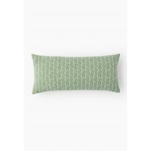 Coussin olive, 35x75cm, 100% coton, déperlant - Vert - Unique - Monoprix