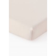 Monoprix Maison - Drap housse, 100% lin - exclusivité web - Rose clair - 160x200 cm