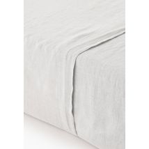 Monoprix Maison - Drap plat, 180x290cm, 100% lin - exclusivité web - Blanc - 180x290 cm