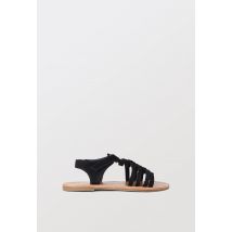 Sandales à brides en cuir - Bleu foncé - 31 - Enfant - Monoprix Premium