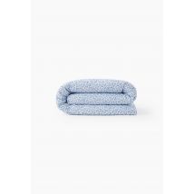 Housse de couette imprimée, 100% coton bio gots - Bleu clair - 240x260 cm - Monoprix