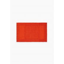Monoprix Maison - Tapis de bain, 50x80cm, 100% coton - Rouge - Unique