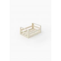 Monoprix Maison - Cagette, 29x21x12cm, en métal - Beige Ecru - Unique