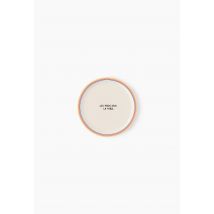 Assiette à pain finition liseré, 15cm - Noir - Unique - Monoprix