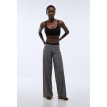 Pantalon de plage imprimé - Beige Ecru - L - Femme - Monoprix