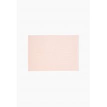 Tapis de bain jacquard, 50x70cm, coton bio - Rose clair - 50x70 cm - Monoprix