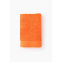Drap de bain uni, en coton bio gots - Orange - 70x140 cm - Monoprix