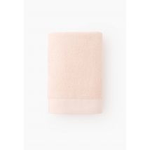 Drap de bain uni, coton bio - Rose clair - 70x140 cm - Monoprix