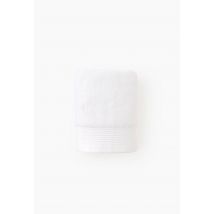Serviette de toilette zéro twist, en coton bio gots - Blanc - 30x50 cm - Monoprix