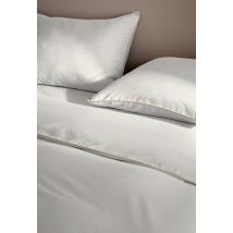 Taie d'oreiller, satin de coton bio - Beige Ecru - 63x63 cm - Monoprix