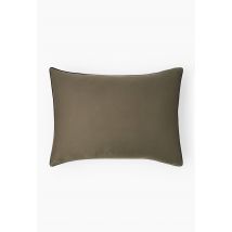 Taie d'oreiller en satin de coton - Vert clair - 50x70 cm - Monoprix