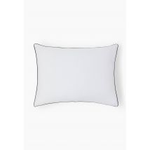Taie d'oreiller, satin de coton bio - Blanc - 63x63 cm - Monoprix