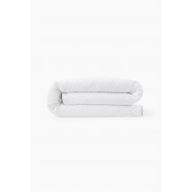 Housse de couette, satin de coton bio - Blanc - 220x240 cm - Monoprix