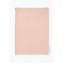 Torchon, 50x70cm, gaze de coton - Orange - Unique - Monoprix