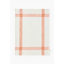 Torchon à bandes, 50x70cm, coton - Orange - Unique - Monoprix
