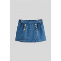 Jupe short en jean - Bleu clair - 8 ans - Enfant Fille - Monoprix