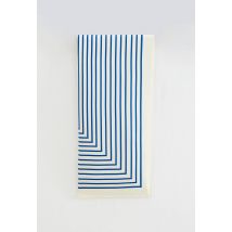 Carré imprimé, matière recyclée - Bleu - Unique - Femme - Monoprix