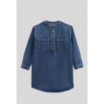 Robe manches longues en jean - Bleu - 5 ans - Enfant Fille - Monoprix