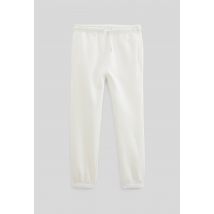 Jogging en molleton uni en coton bio gots - Beige Ecru - 4 ans - Enfant Garçon - Monoprix