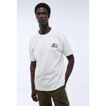 Sport - T-shirt à manches courtes en coton bio gots - Beige Ecru - M - Homme